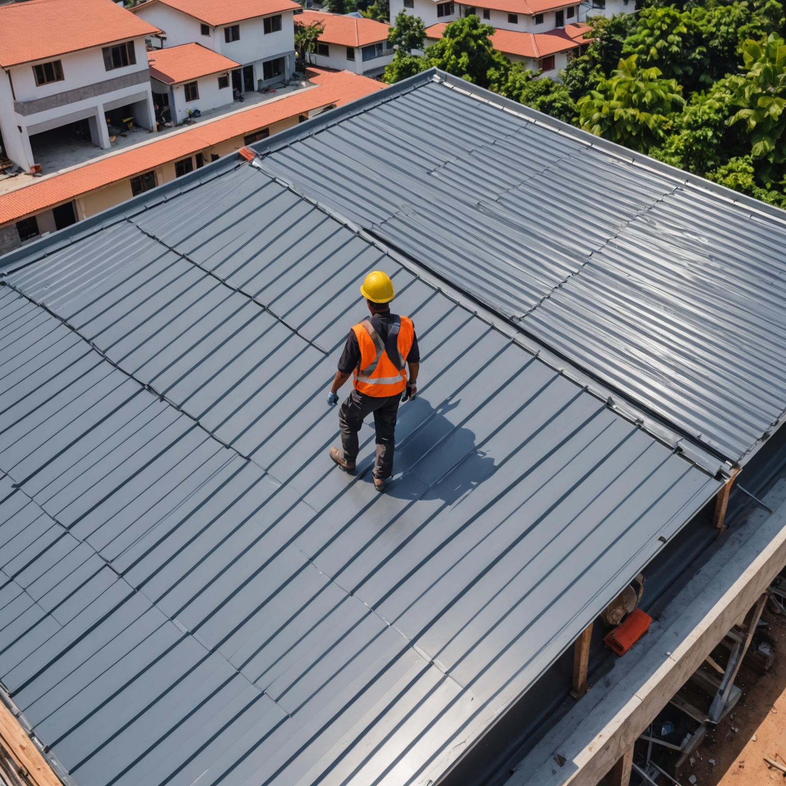 Full roof replacement installation